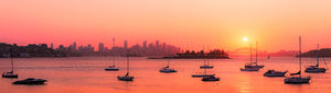 Hermit Bay Sunset, Sydney Hermit Bay Sunset, Sydney Landscape Photography Print