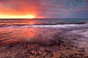 Last Light at Two Rocks Beach Last Light at Two Rocks Beach Landscape Photography Print