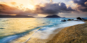 Nudey Beach at Sunset, Fitzroy Island Nudey Beach at Sunset, Fitzroy Island Landscape Photography Print