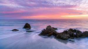 Quinns Rocks Beach at Sunset Quinns Rocks Beach at Sunset Landscape Photography Print