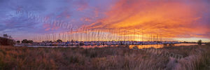 South of Perth Yacht Club at Sunrise South of Perth Yacht Club at Sunrise Landscape Photography Print
