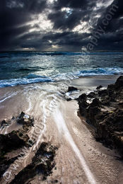 Storm Clouds Over Trigg Beach Storm Clouds Over Trigg Beach Landscape Photography Print