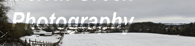 Hook Norton Village Snow Panoramic
