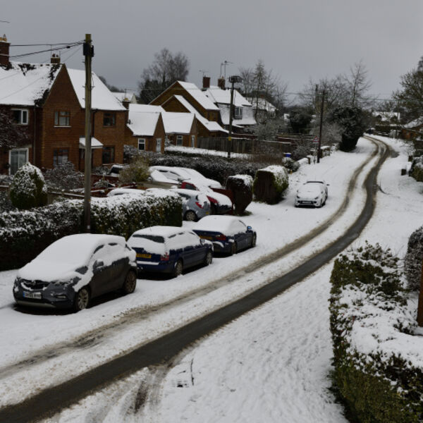 Village in Snow