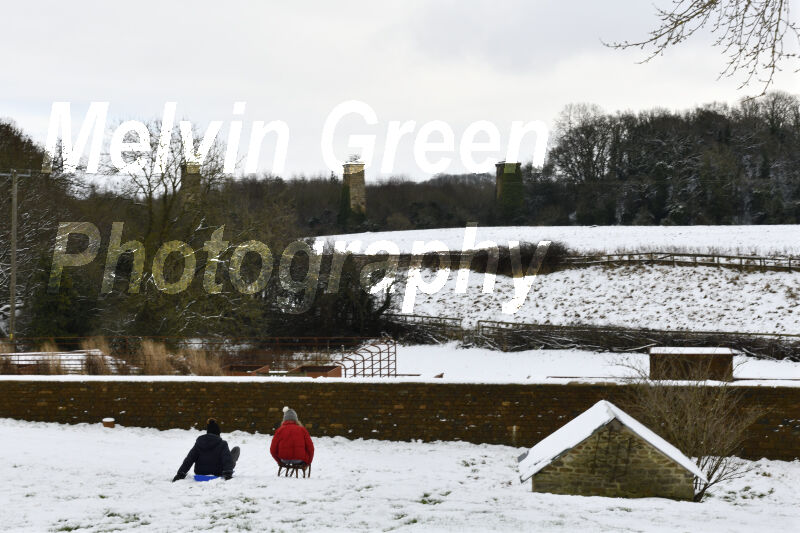 Sledging in Hook Norton