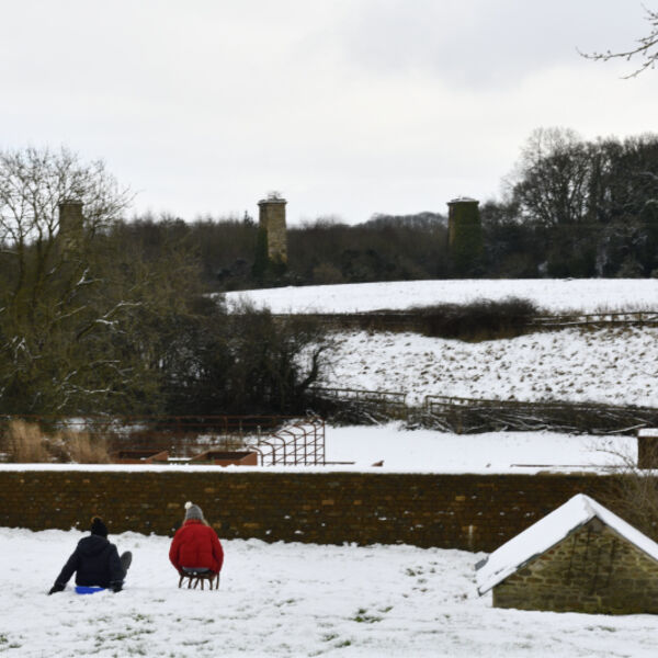 Sledging in Hook Norton