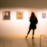 At Art Exhibition