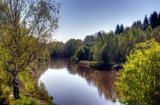 Vantaa river in spring