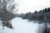 Vantaa river in Winter