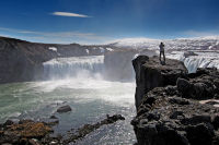 Photographer at Godafoss