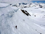 Summer skiing at Beartooth Pass
