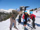 Pre-season slalom camp at Loveland, Colorado
