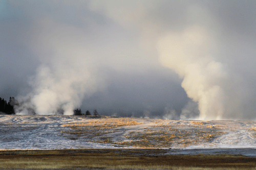 Lower Geyser Basin, Yellowstone, USA