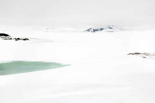 Mountain in Snowfield