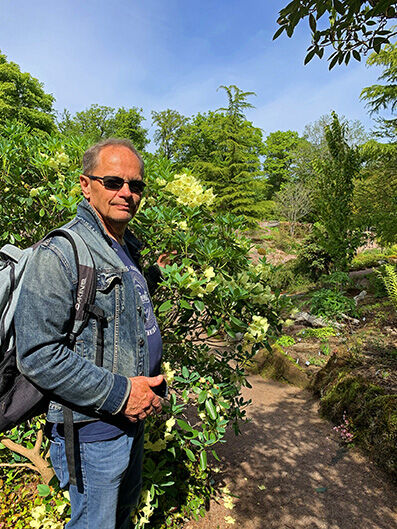 Me in  Gothenburg Botanical Garden