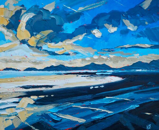 Across Harlech Bay to the Llyn