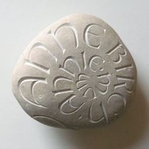 A memorial pebble for Ann Birch