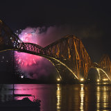 Forth bridge  fireworks
