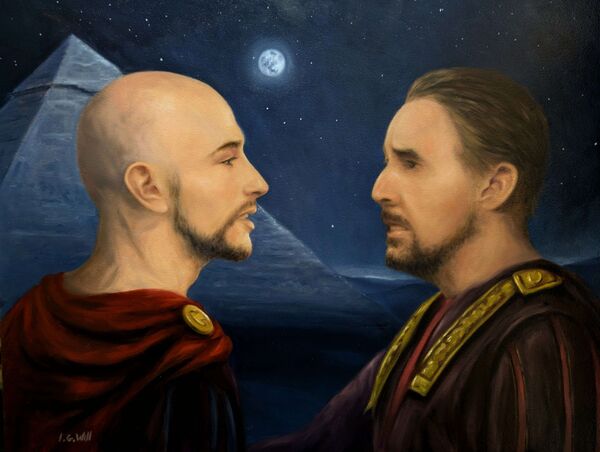 Antony and Octavious from Antony and Cleopatra by Iain Will Artist