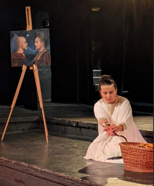 Joana Kojundzic Misevic playing Cleopatra for The Visual Shakespeare Project