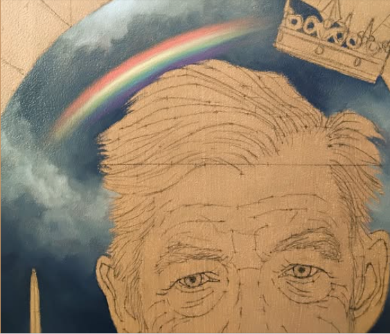 Sir Ian McKellen portrait by Iain Will Artist 2