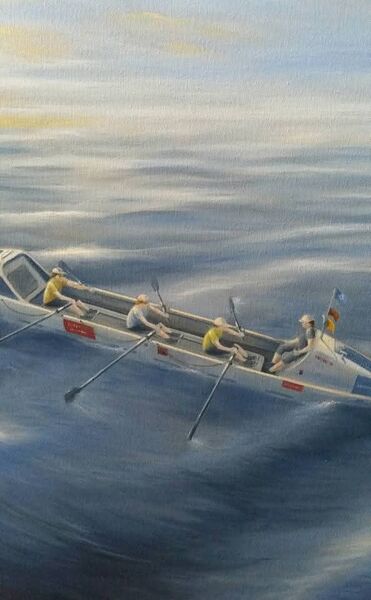 Yorkshire Rows painting by Iain Will Artist
