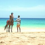 Riding lesson by Melvyn Smith