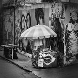 Street Vendor, Escadaria Selaron, Rio, Brazil