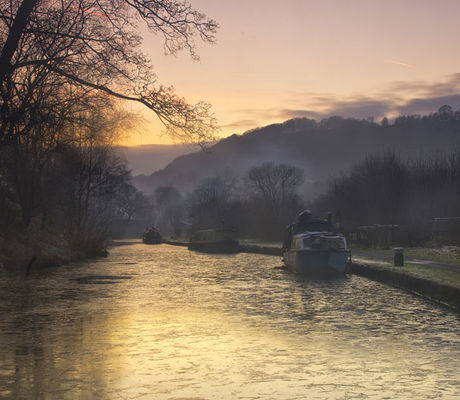 Dusk Rochdale Canal