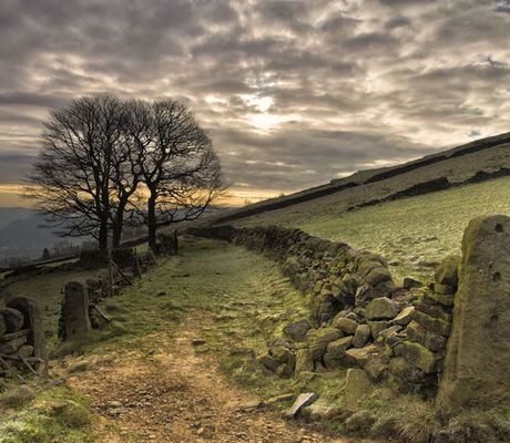 Early Morning Above Hebden Bridge