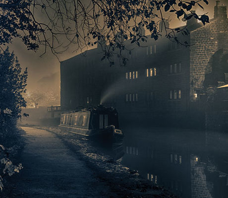 Evening Hebden Bridge Marina 2