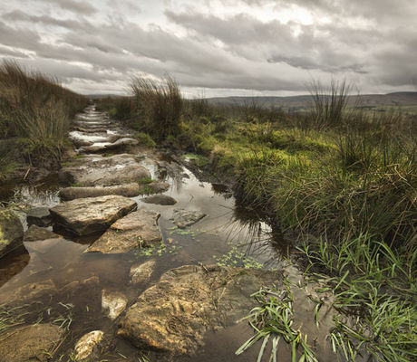 Footpath on the Calderdale Way