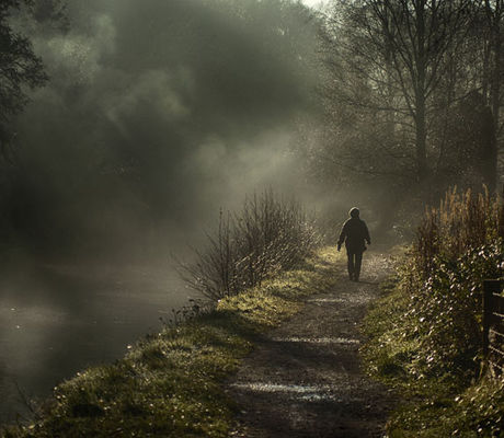 Mist on the Rochdale Canal