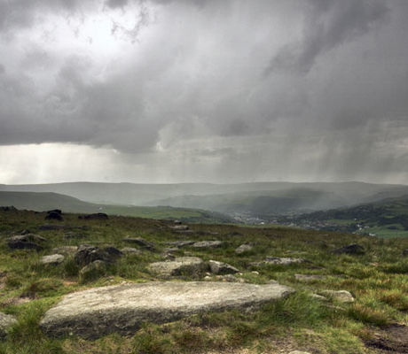 Rain over Todmorden