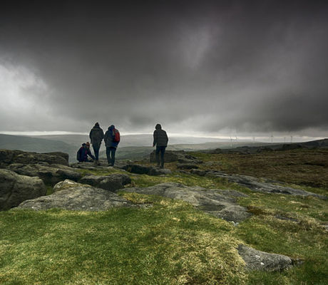 Stormy Weather on the Bridestones