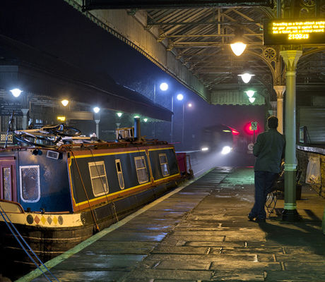 The Night Boat with Train