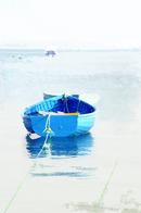 Blue Rowing Boat