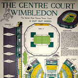 Centre Court, Wimbledon. Card Cut-out