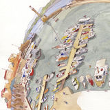 Chania harbour, Crete