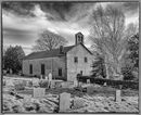 Frosty churchyard