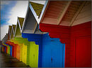 Row of huts