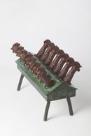 'TAKE AWAY'  Bronze  33h x 51 x 30