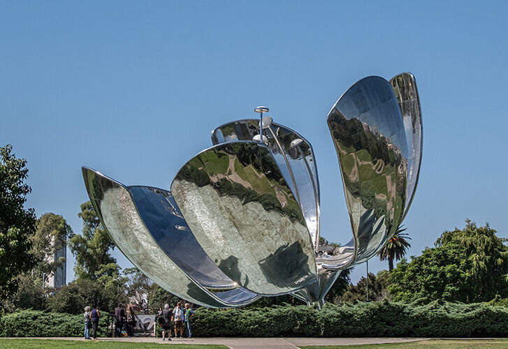 Solar Flower Sculpture