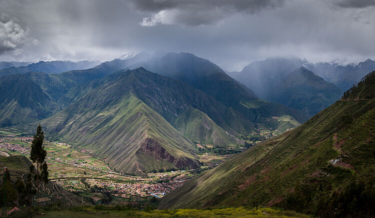 Storm Light over Sacred Valley