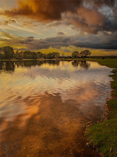 Dusk at Hatchet Pond
