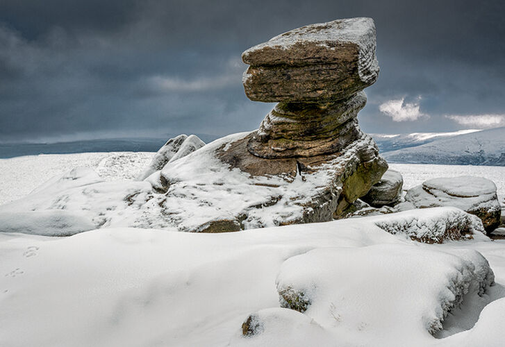 First Snow on Back Tor