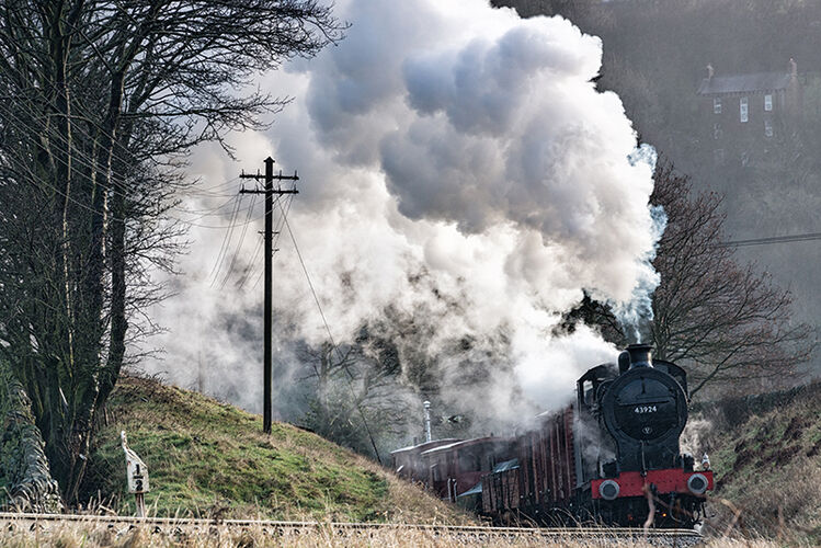 Iron Horse in Winter Breath