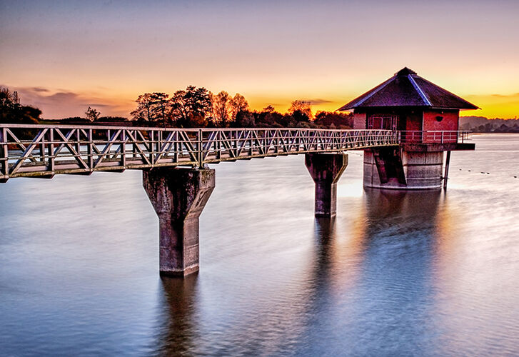 Sunset on the Reservoir