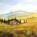 Towards San Gimignano