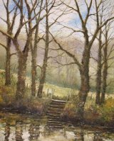 Riverside Steps Late Evening